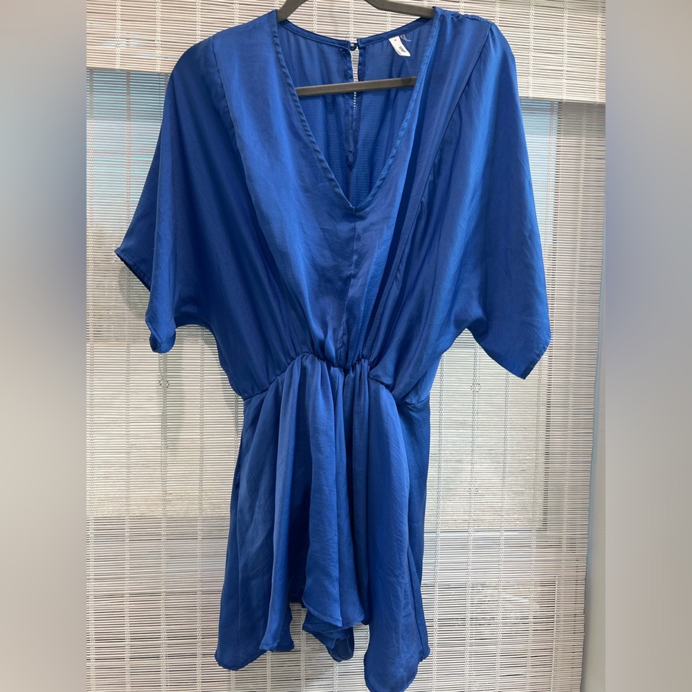 Glam Blue Romper